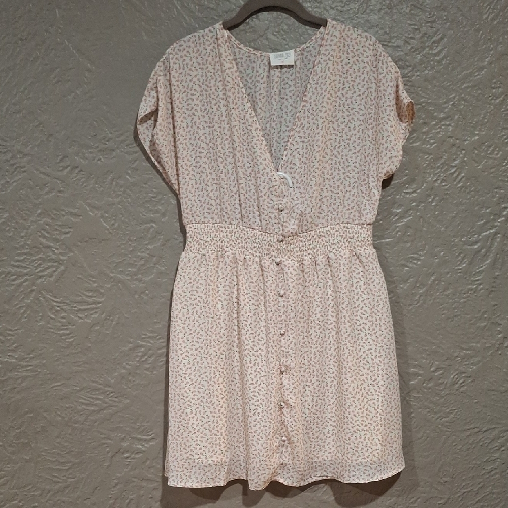 Sienna Sky Women's Floral Pink Dress Size M